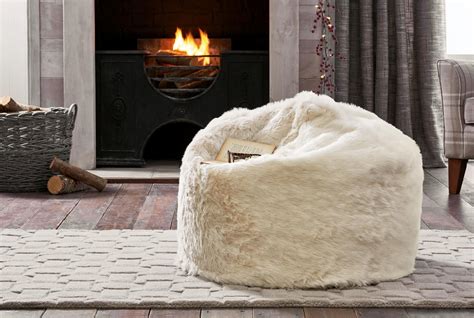 fake fur bean bags